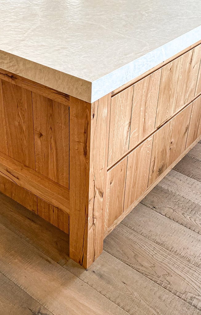 wooden boxed cabinet kitchen island