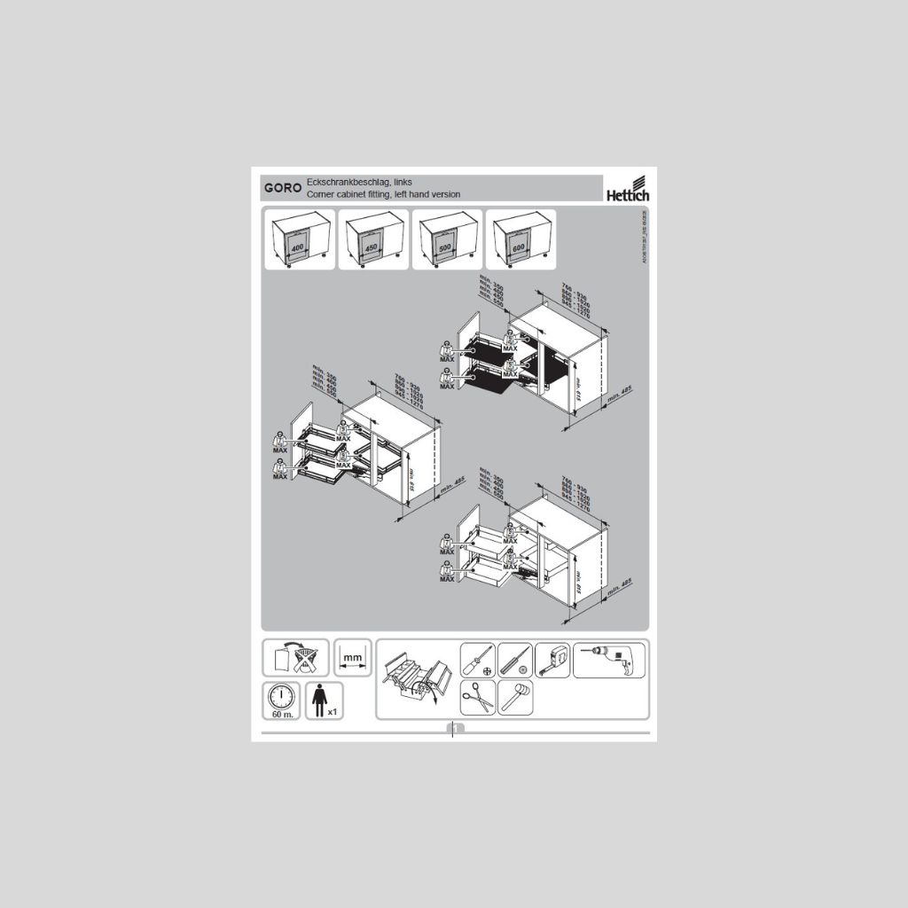 Goro Assembly Instructions, Left