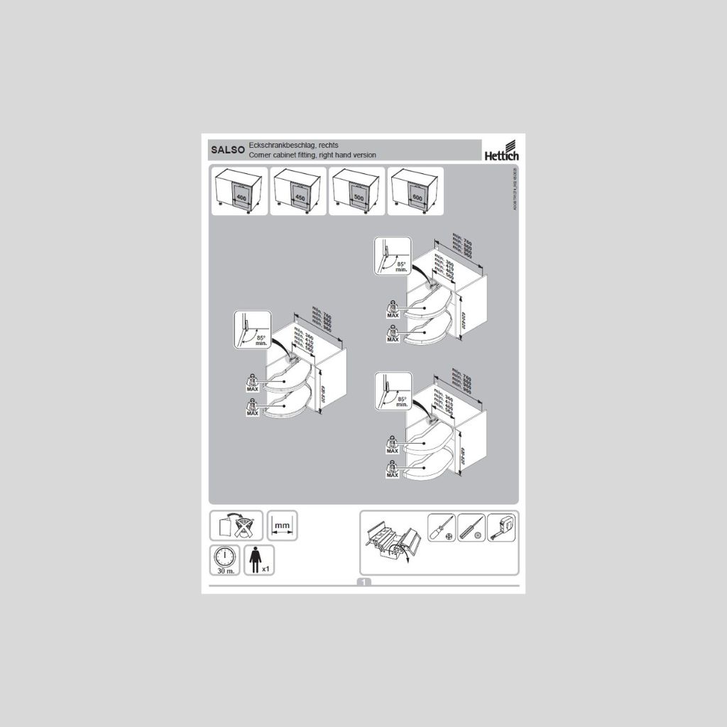 Salso Assembly Instructions, Right